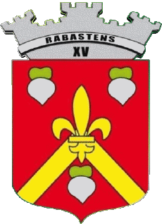 Sports Rugby Club France Logo Dept 65 Rabastens XV 