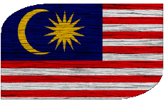 Drapeaux Asie Malaisie Rectangle 