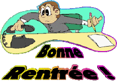 Messagi Francese Bonne Rentrée Sfondo trasparente 08 