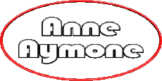 First Names FEMININE - France A Composed Anne Aymone 