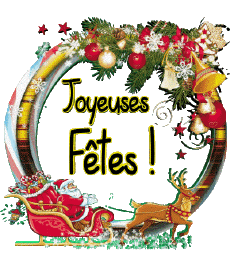 Messagi Francese Joyeuses Fêtes (Noël) Serie 04 