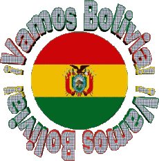 Messagi Spagnolo Vamos Bolivia Bandera 