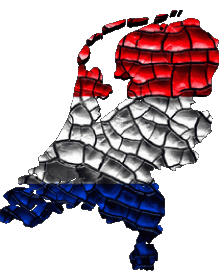 Drapeaux Europe Pays-Bas Carte 