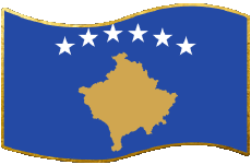 Banderas Europa Kosovo Rectángulo 