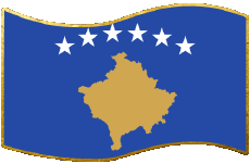 Fahnen Europa Kosovo Rechteck 