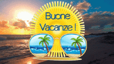 Messagi Italiano Buone Vacanze Sfondo animato 004 