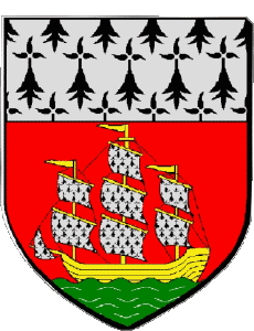 Drapeaux France Départements - Villes 44 NANTES 