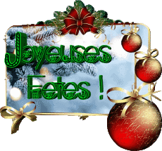 Messagi Francese Joyeuses Fêtes (Noël) Serie 15 
