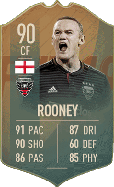 Multimedia Videogiochi F I F A - Giocatori carte Inghilterra Wayne Rooney 