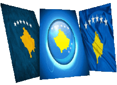 Fahnen Europa Kosovo Form 