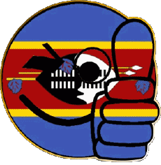 Flags Africa Eswatini Smiley - OK 