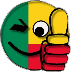 Bandiere Africa Benin Faccina - OK 