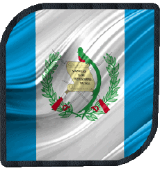 Bandiere America Guatemala Quadrato 
