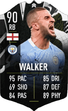 Multi Media Video Games F I F A - Card Players England Kyle Walker 