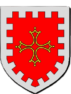 Wappen-Fahnen Frankreich Abteilungen - Städte 11 Aude 