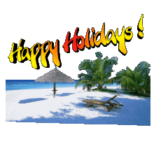 Messagi Inglese Happy Holidays Sfondo trasparente 28 