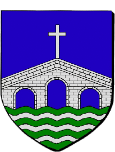 Blasón-Banderas Francia Departamentos - Ciudades 84 SORGUES 