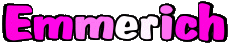 Prénoms MASCULIN - Allemagne E Emmerich 
