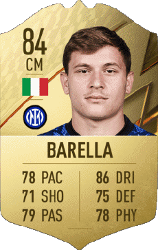 Multi Media Video Games F I F A - Card Players Italy Nicolò Barella 