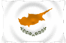 Drapeaux Europe Chypre Ondulation 