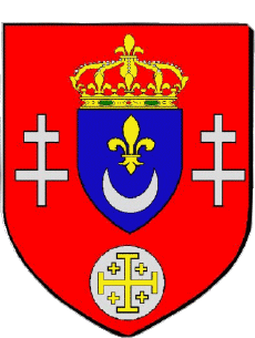 Blasón-Banderas Francia Departamentos - Ciudades 62 CALAIS Blasón