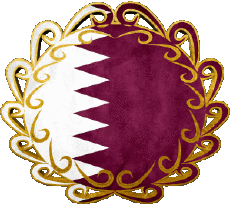 Fahnen Asien Katar Form 