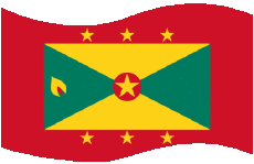 Bandiere America Isole Grenada Rettangolo 
