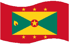 Flags America Grenada islands Rectangle 