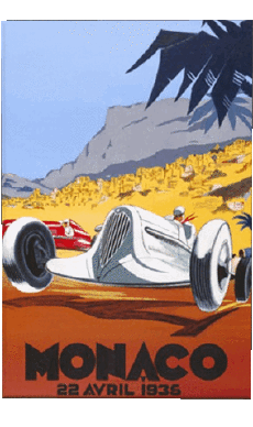 Umorismo -  Fun Poster retrò - Luoghi Monte Carlo 
