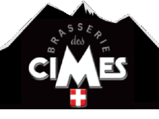 Logo Brasserie-Getränke Bier Frankreich Brasserie des Cimes Logo Brasserie
