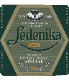 Bebidas Cervezas Bulgaria Ledenika 