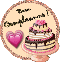 Nachrichten Italienisch Buon Compleanno Dolci 006 