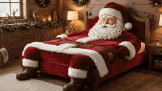 Humor -  Fun A.I Mix “ In bed ! ” (Christmas) 