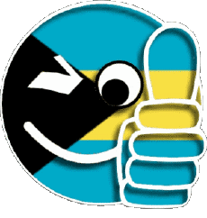 Banderas América Bahamas Smiley - OK 