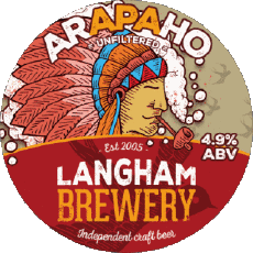 Arapaho-Getränke Bier UK Langham Brewery 