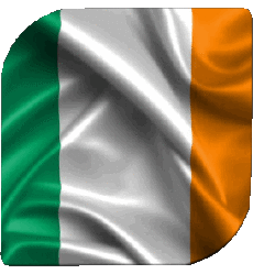 Drapeaux Europe Irlande Carré 