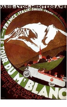 Humour - Fun Affiches Rétro - Lieux France Alpes 