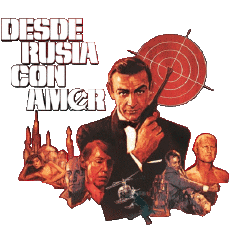 Multimedia Películas Internacional James Bond 007 Desde Rusia con Amor Logotipo Español 