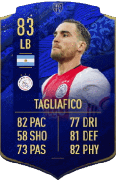 Multimedia Videogiochi F I F A - Giocatori carte Argentina Nicolás Tagliafico 