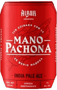 Mano Pachona-Bebidas Cervezas Mexico Albur Mano Pachona
