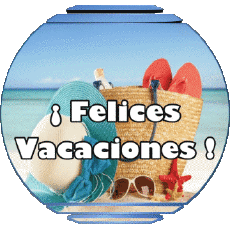 First Name - Messages Messages - Spanish Felices Vacaciones 02 