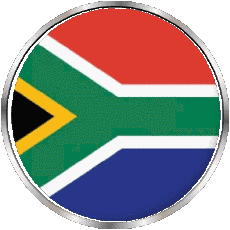 Bandiere Africa Sud Africa Rotondo - Anelli 