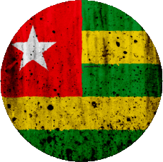 Bandiere Africa Togo Rond 
