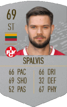 Multi Média Jeux Vidéo F I F A - Joueurs Cartes Lituanie Lukas Spalvis 