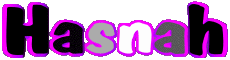 Nome FEMMINILE - Maghreb Musulmano H Hasnah 