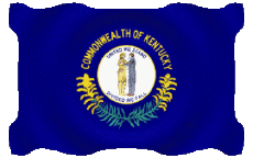 Bandiere America U.S.A - Stati Kentucky Sventola 