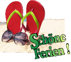 Messages German Schöne Ferien Transparent Background 08 