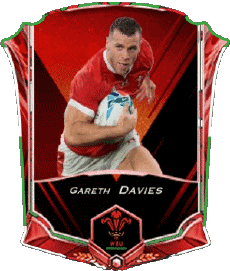 Sport Rugby - Spieler Wales Team 2022 Gareth Davies 