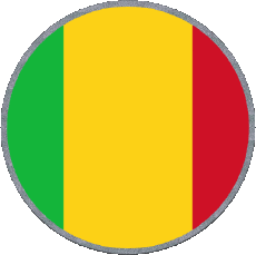 Bandiere Africa Mali Tondo 