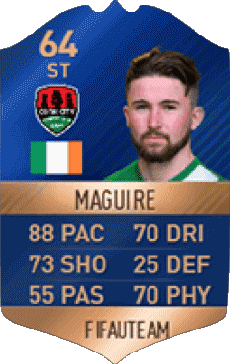 Multimedia Videospiele F I F A - Karten Spieler Irland Sean Maguire 